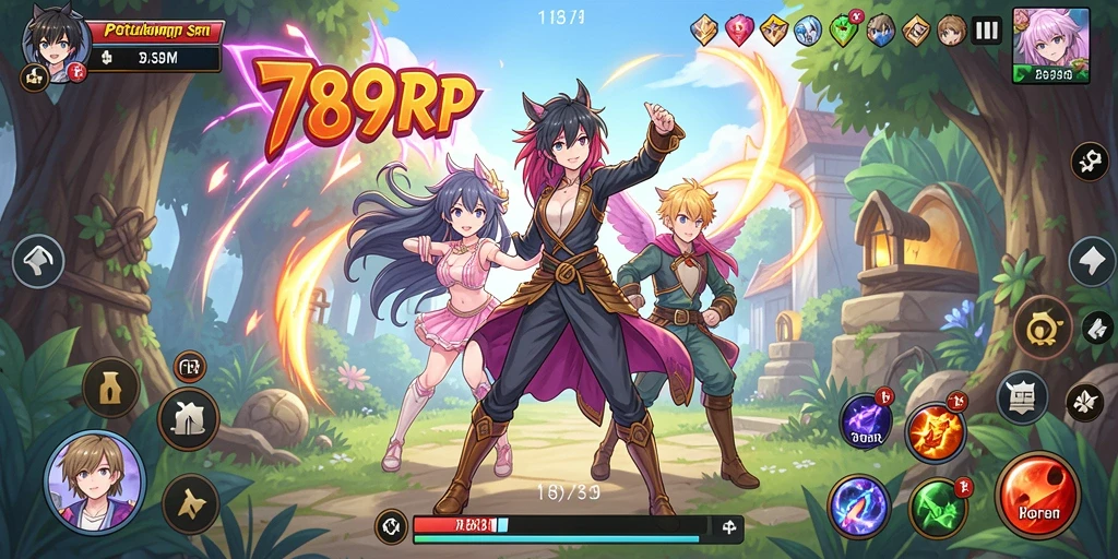 Gameplay seru dalam dunia anime yang menakjubkan.