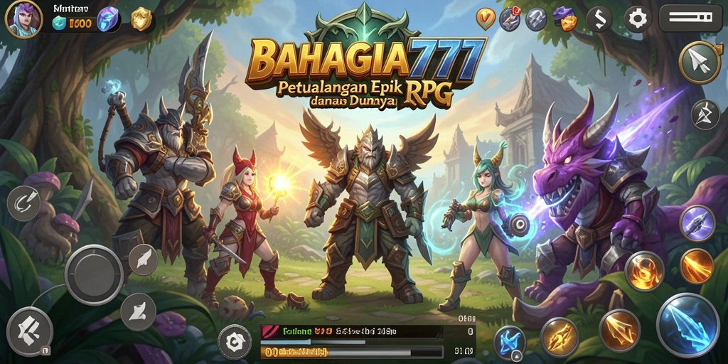 Tampilan gameplay BAHAGIA777 yang seru dan mendebarkan.