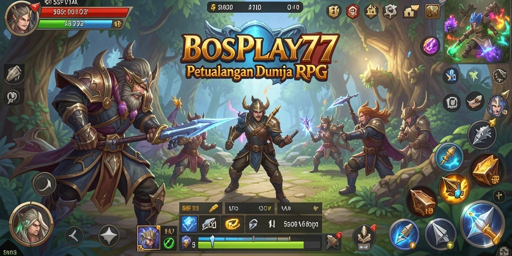 Gameplay RPG yang menakjubkan dan penuh aksi di BOSPLAY77.