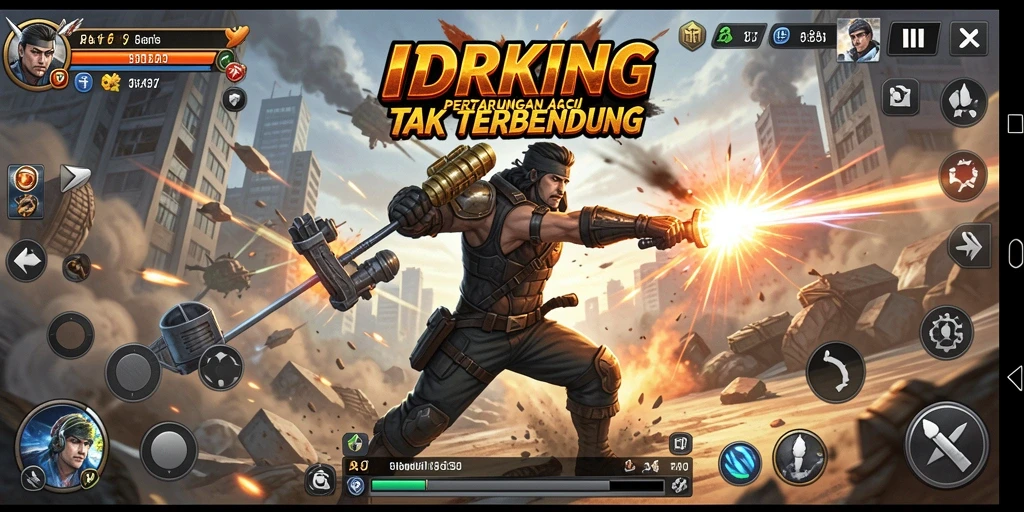 Tampilan mendebarkan saat bertarung dalam IDRKING.