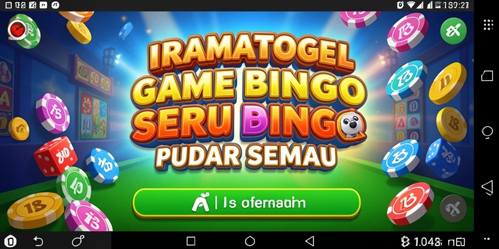 Tampilan grafis menarik dari gameplay Bingo IRAMATOGEL.