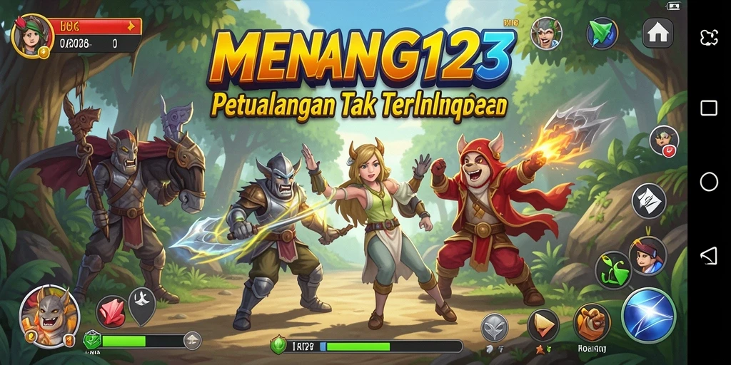 Tampilan gameplay MENANG123 yang penuh petualangan dan tantangan.