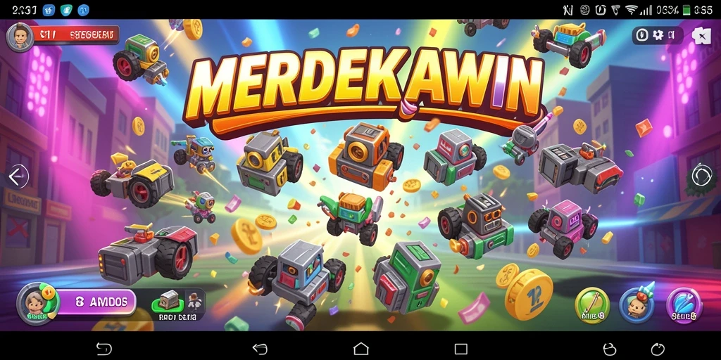 Tangkapan layar utama menunjukkan aksi seru dalam MERDEKAWIN.