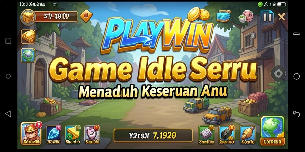 Tampilan gameplay PLAYWIN yang menarik dan penuh warna.