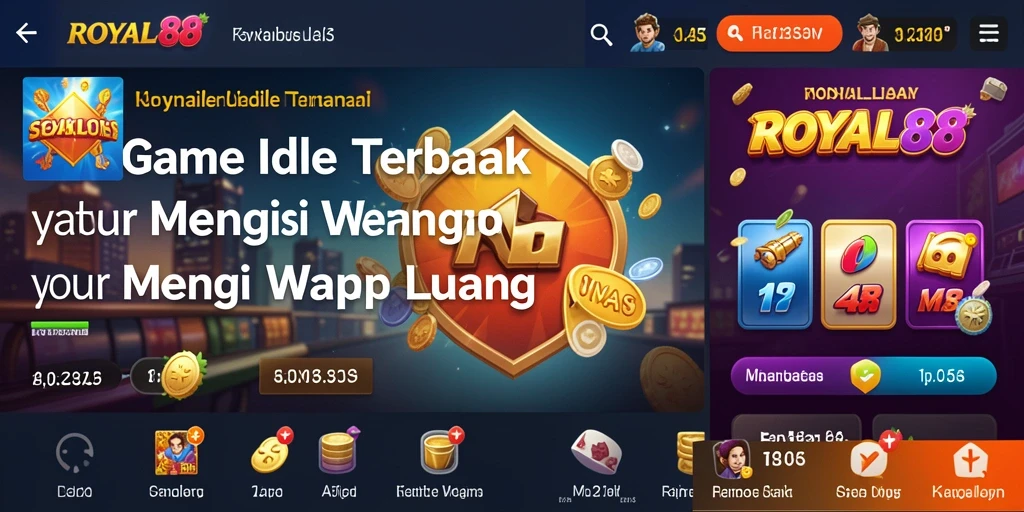 Tampilan gameplay menarik dari ROYAL88 yang penuh dengan aktivitas Idle.