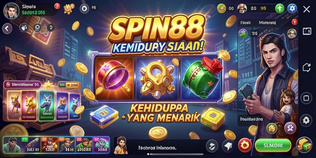 Tampilan gameplay SPIN88 yang interaktif dan menarik.