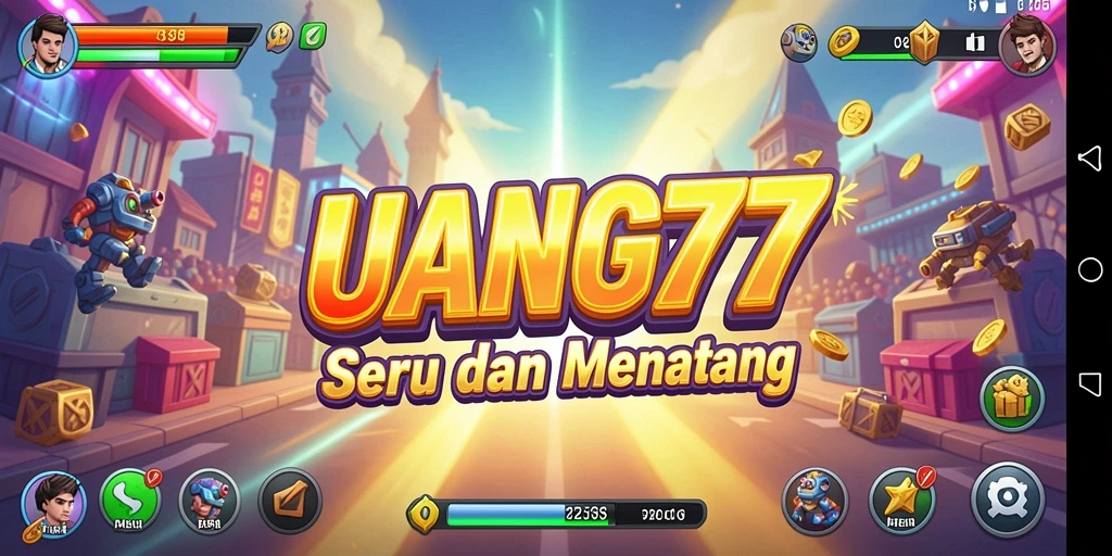 Gameplay seru dan menantang dalam UANG77.